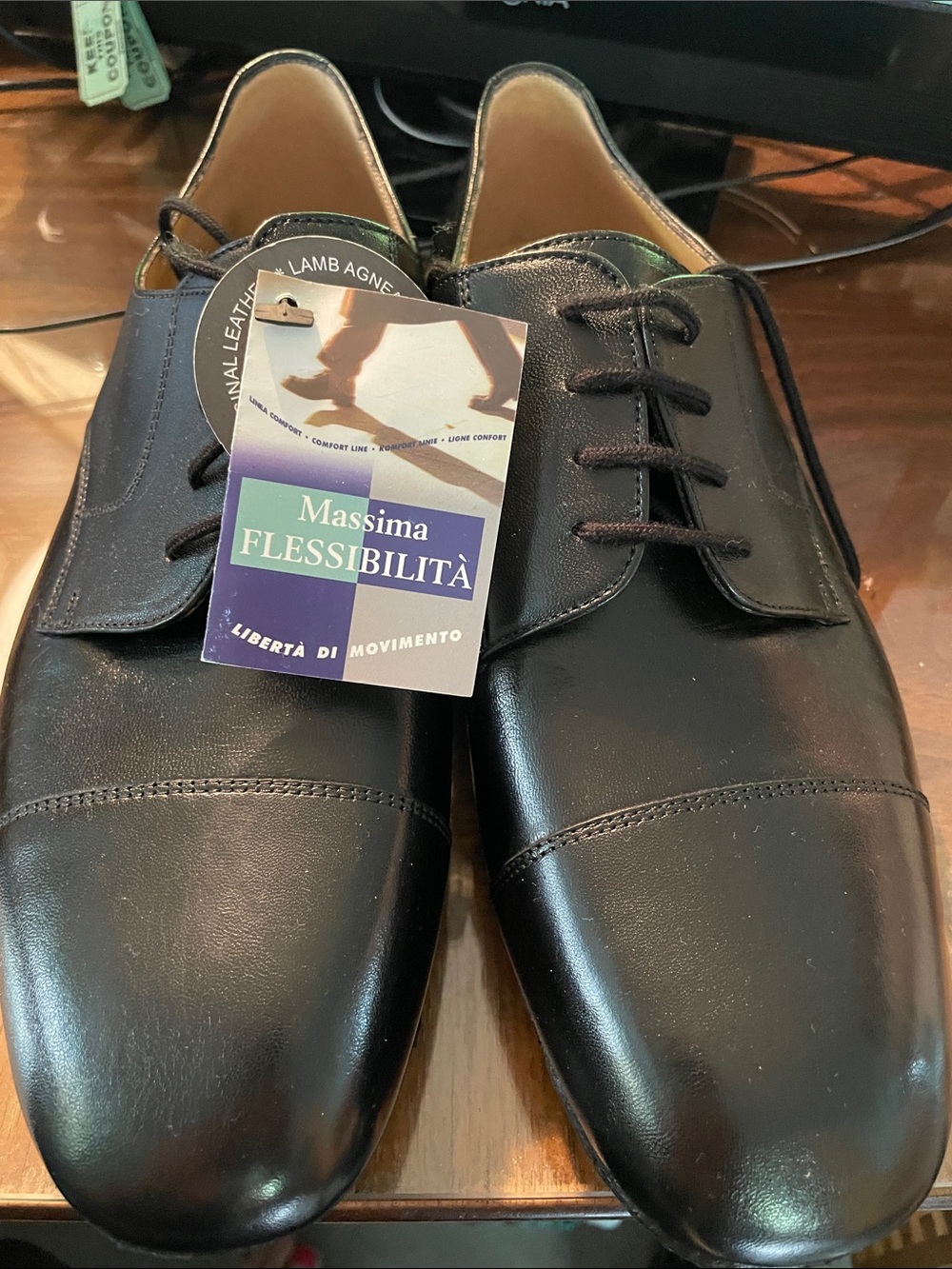 Black Leather Men’s Derby Shoes